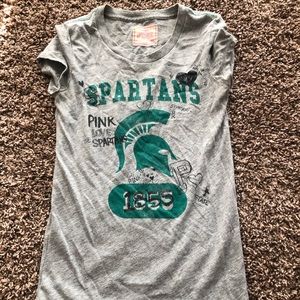 PINK MSU Spartans Shirt (xS)